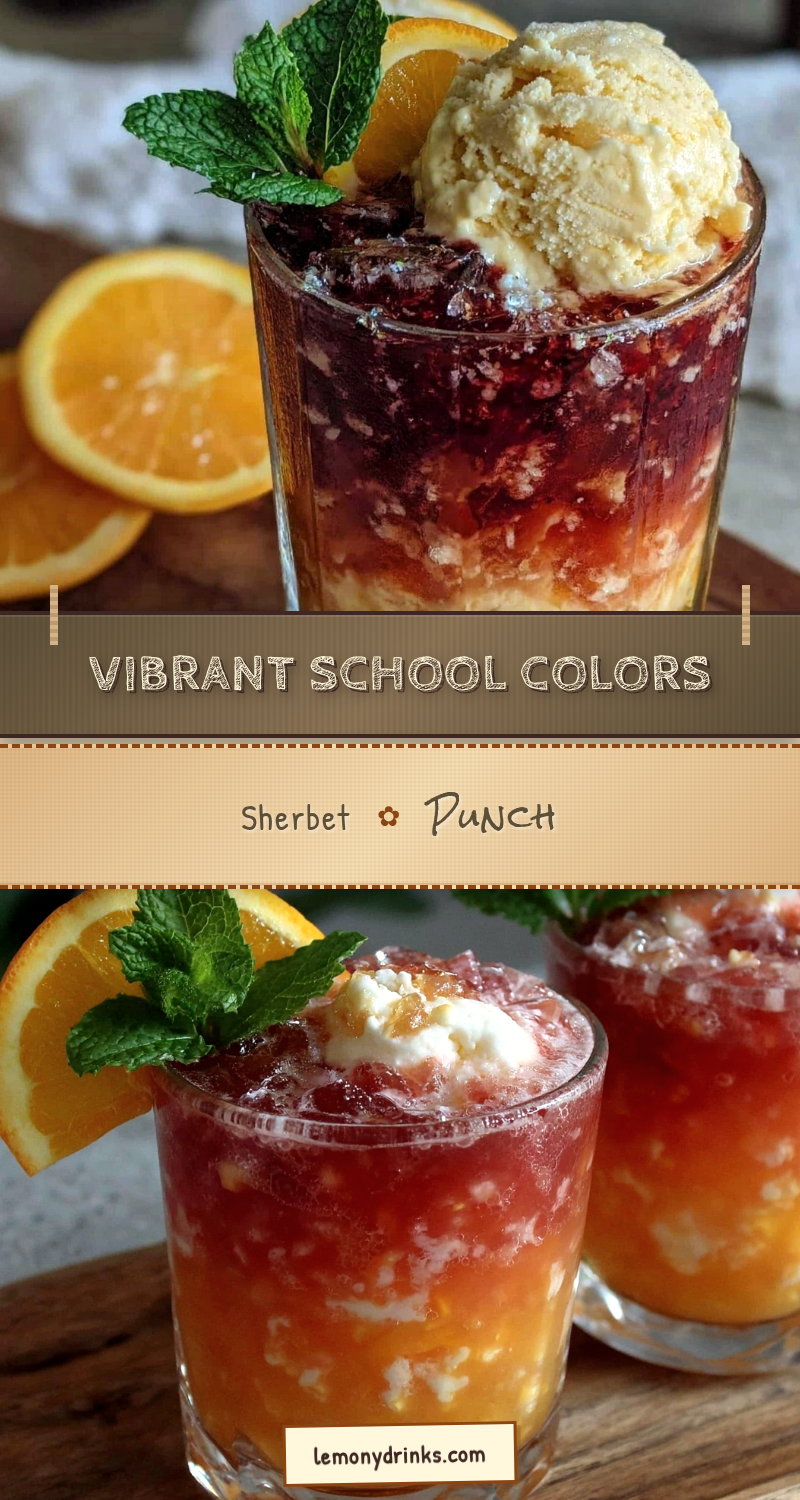 school colors layered punch recipe