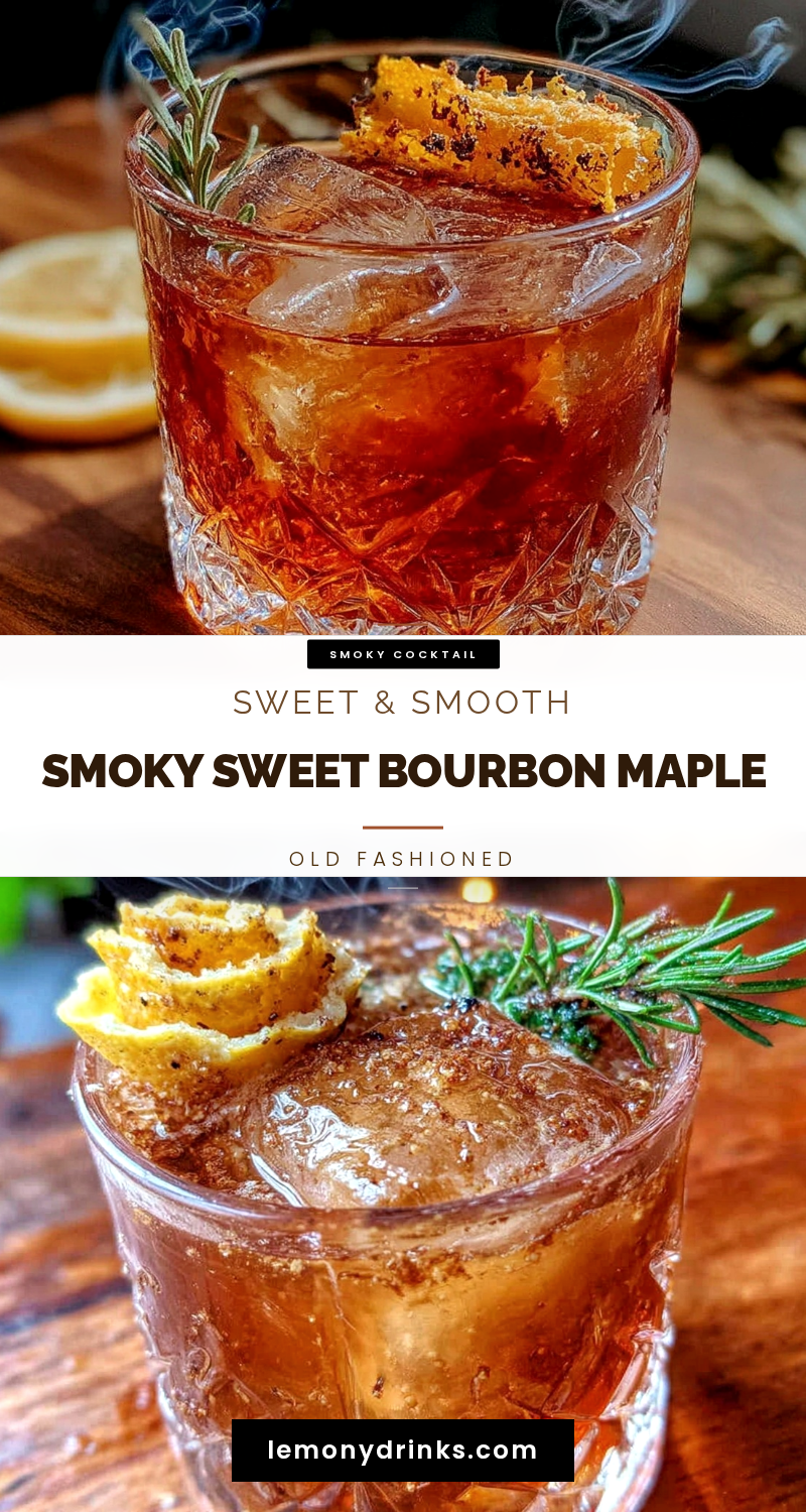 smoked bourbon maple old fashioned recipe