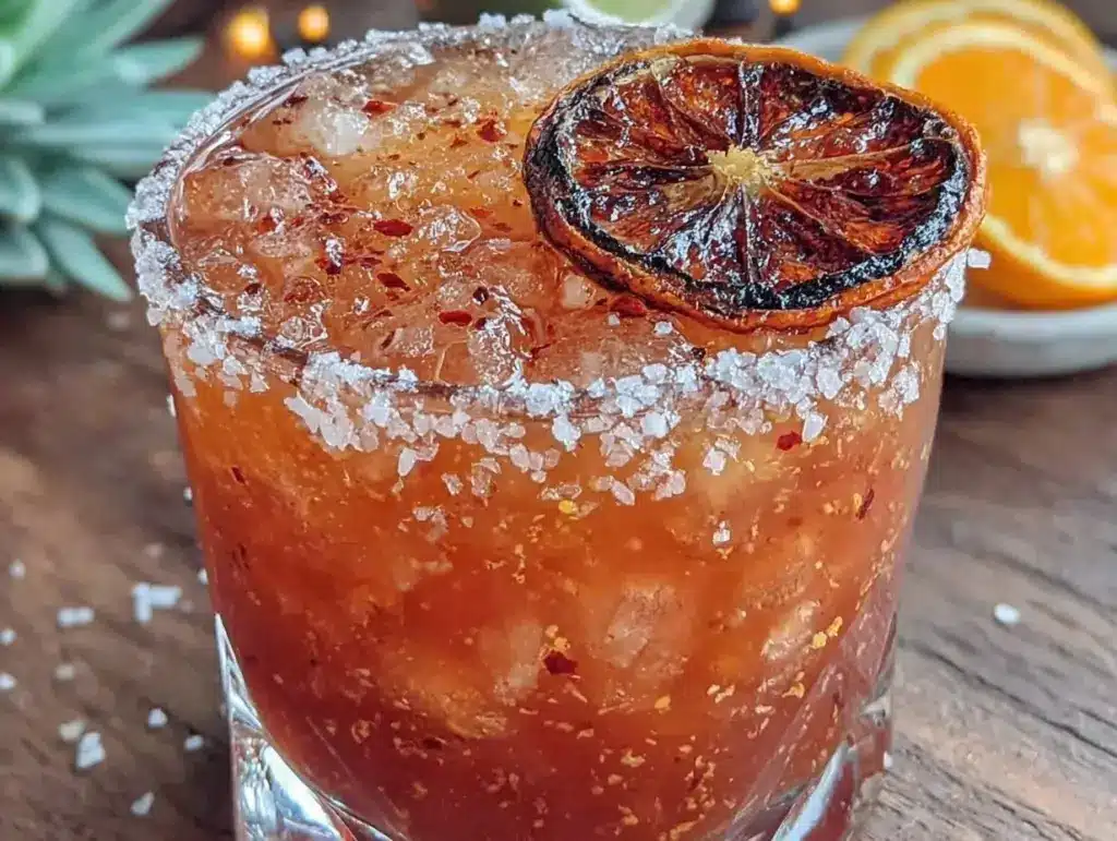 smoky mezcal margarita - featured image
