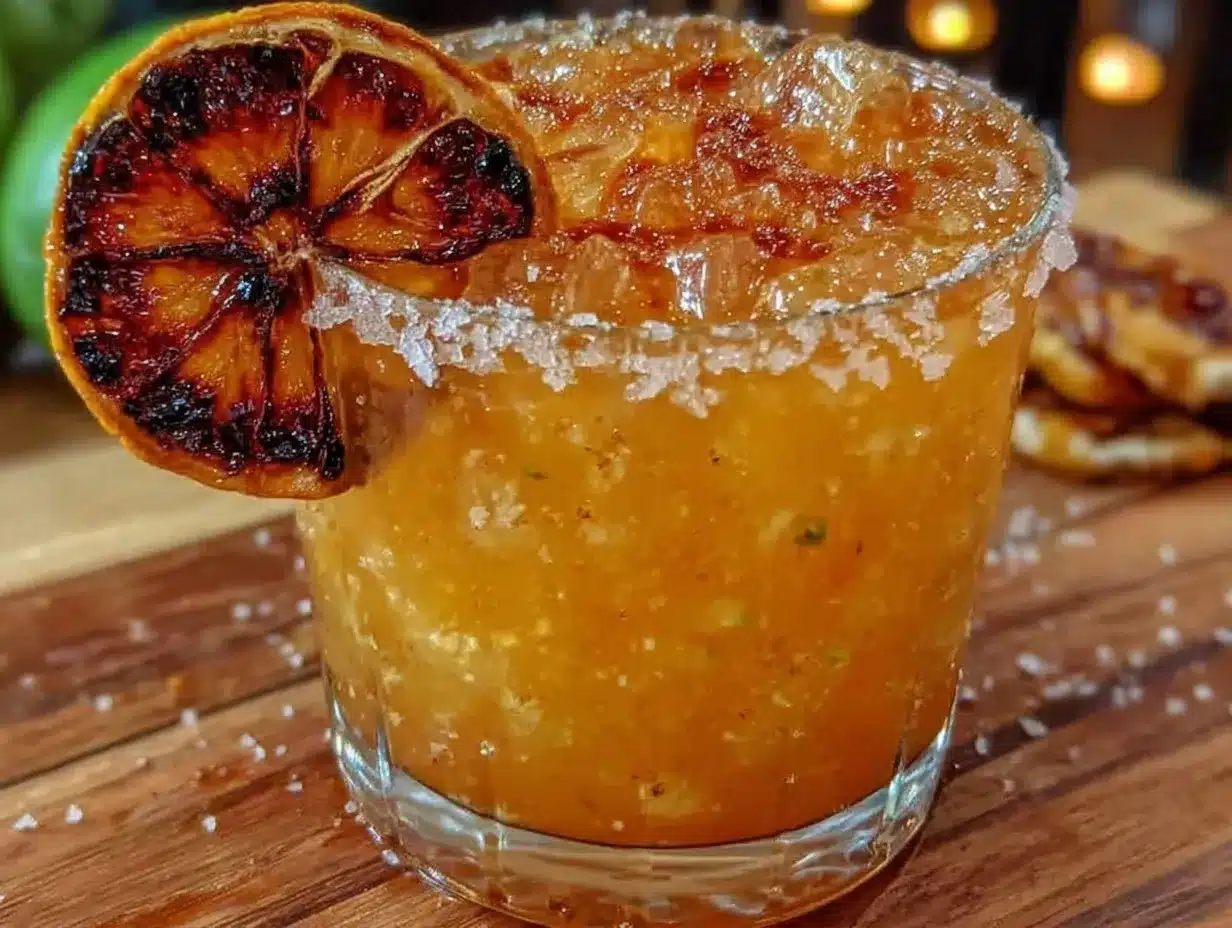 smoky mezcal margarita preparation steps
