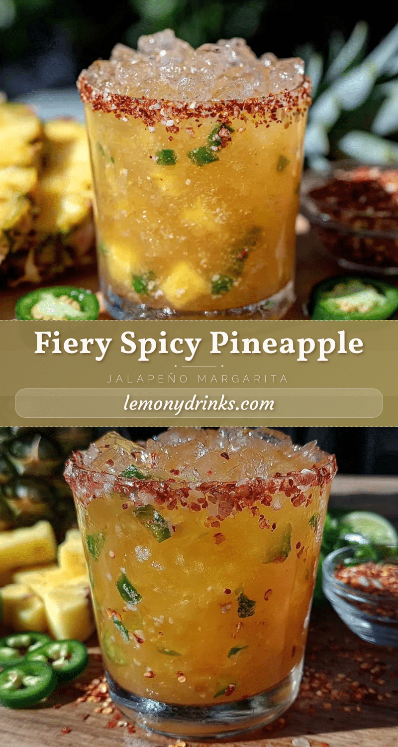 spicy pineapple jalapeño margarita recipe