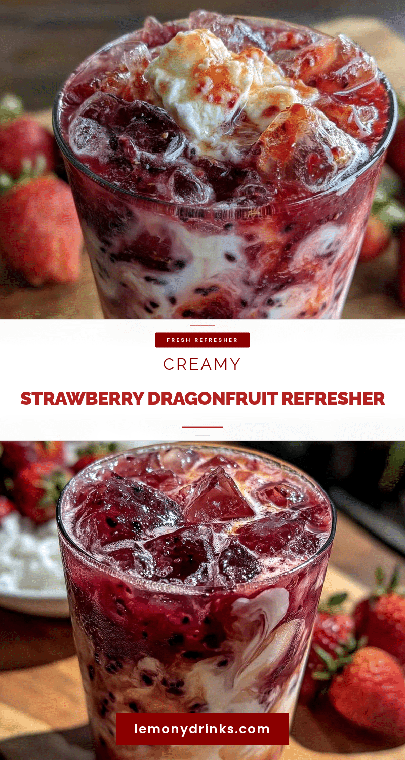 Strawberry Dragonfruit Refresher recipe