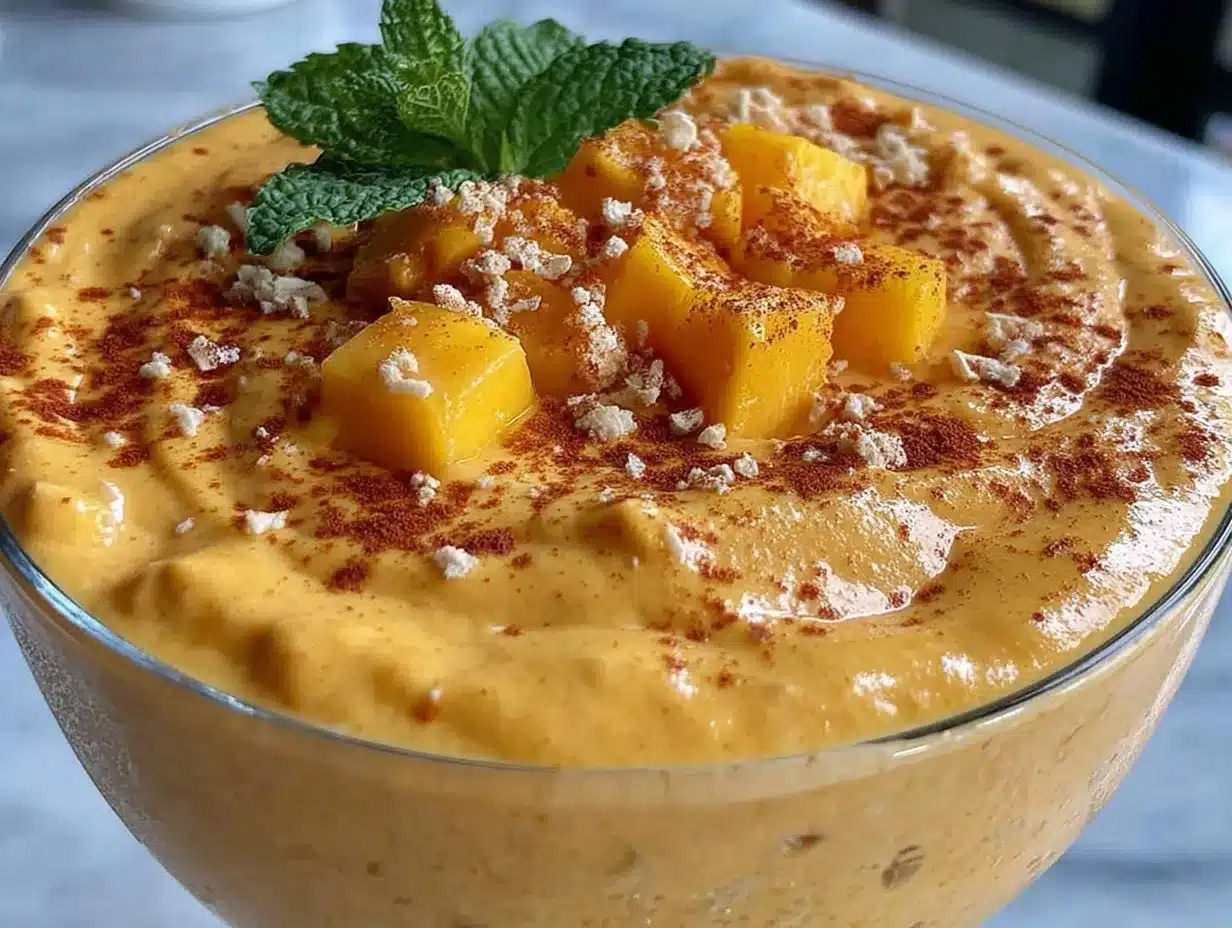 turmeric mango smoothie bowl preparation steps