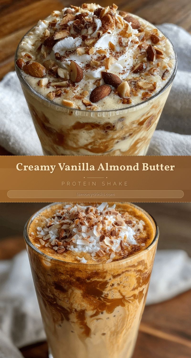 vanilla almond butter protein shake recipe