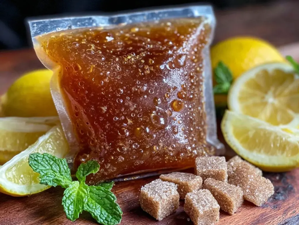 whiskey sour travel cocktail pouch - featured image