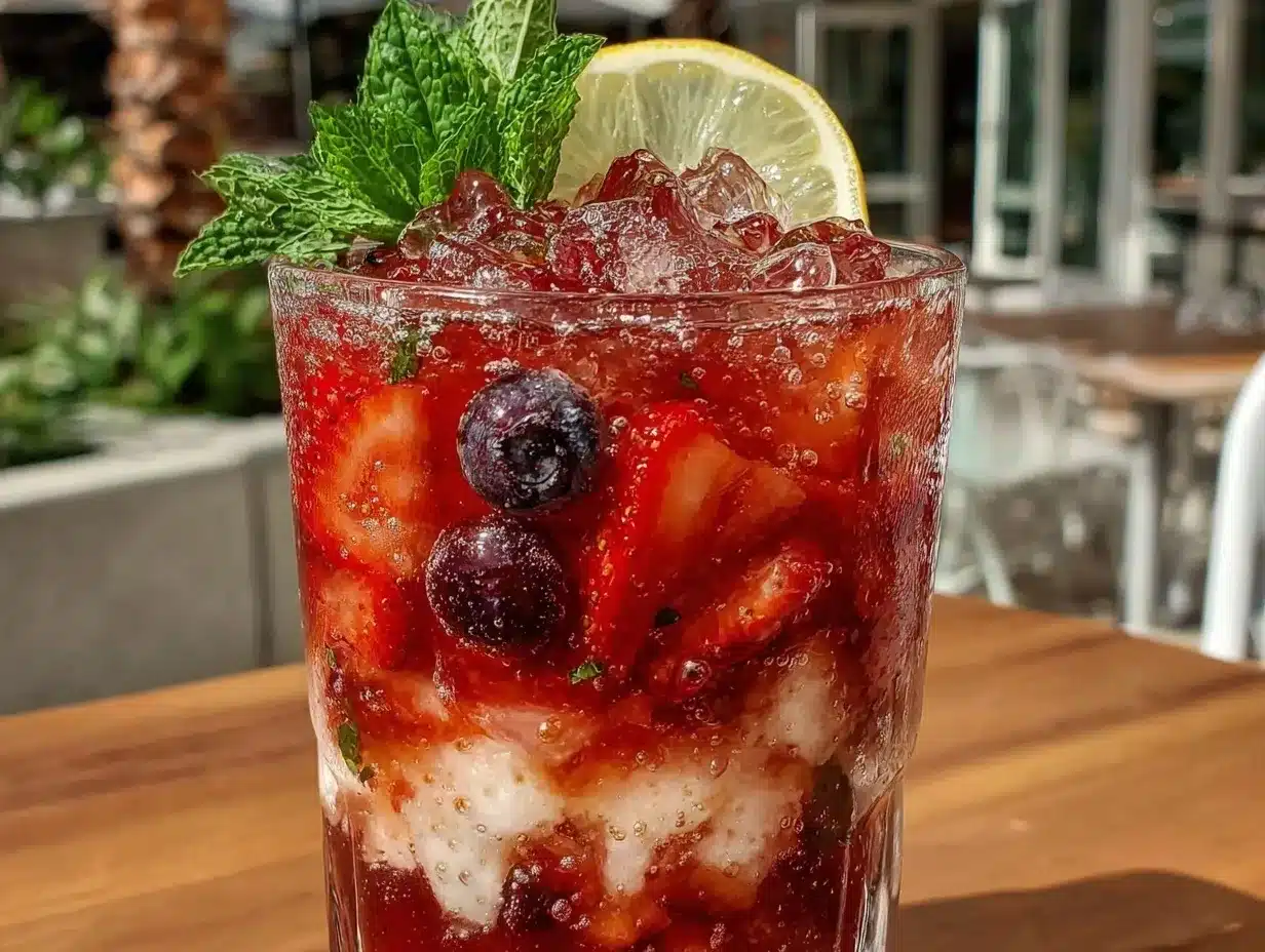 American Flag Sangria preparation steps