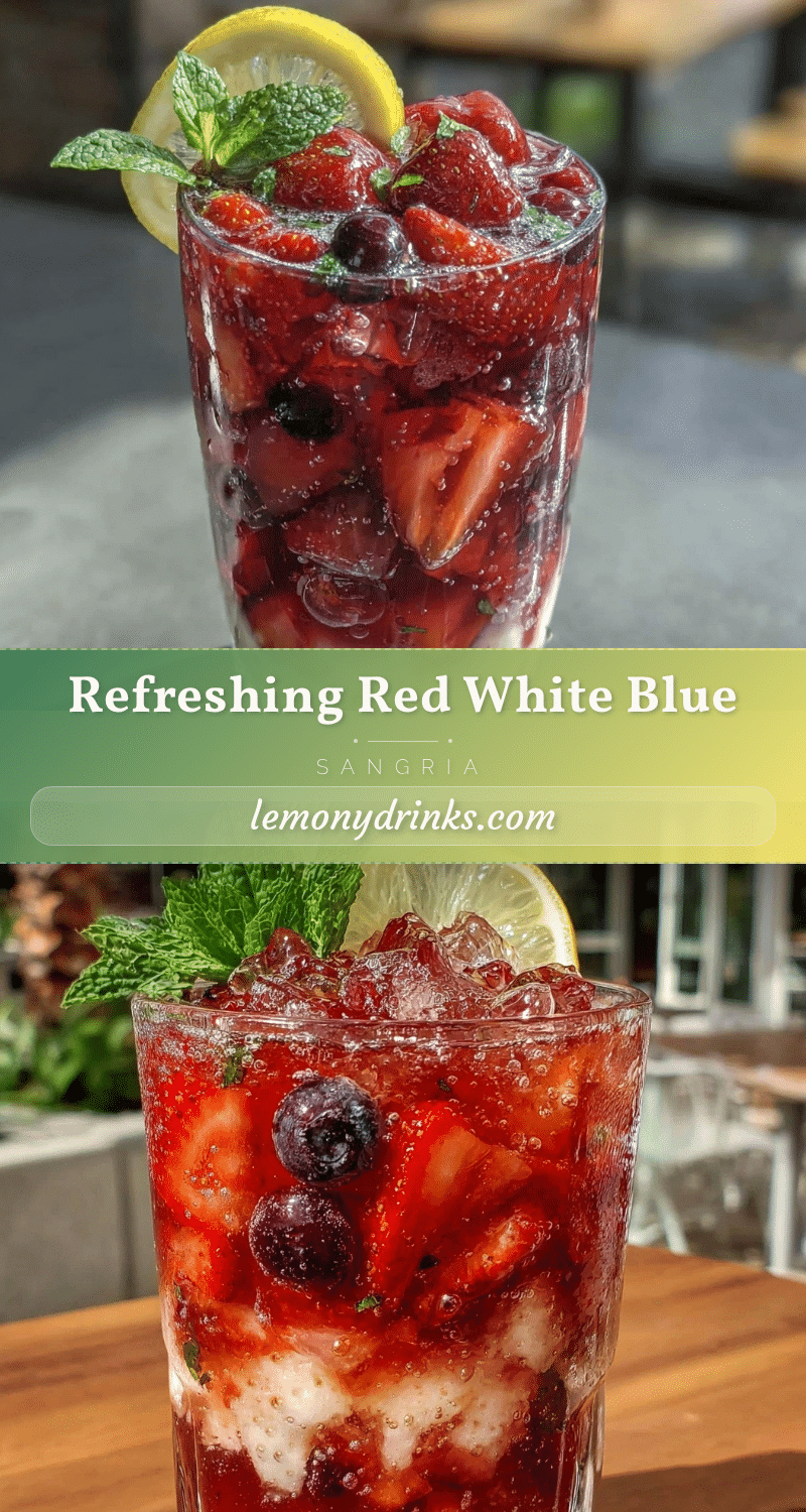 American Flag Sangria recipe