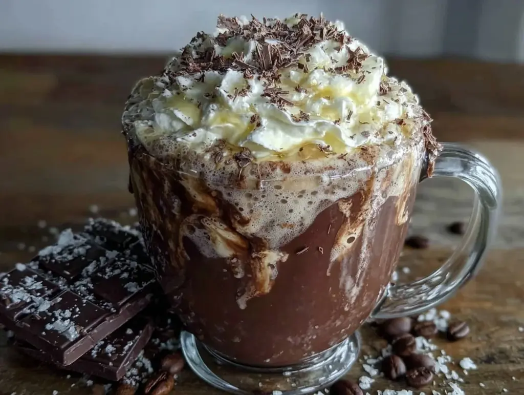 cozy mocha latte - featured image