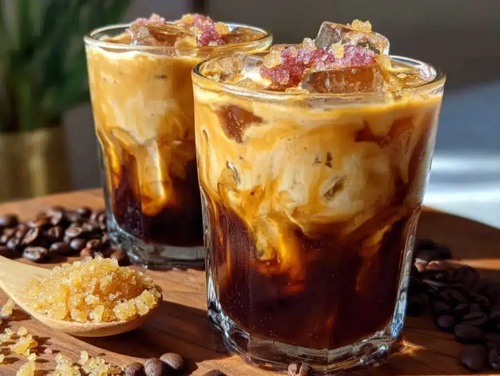 creamy brown sugar shaken espresso - featured image
