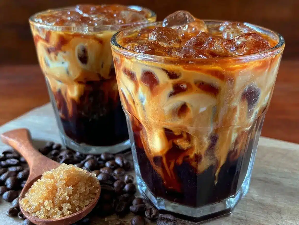creamy brown sugar shaken espresso preparation steps