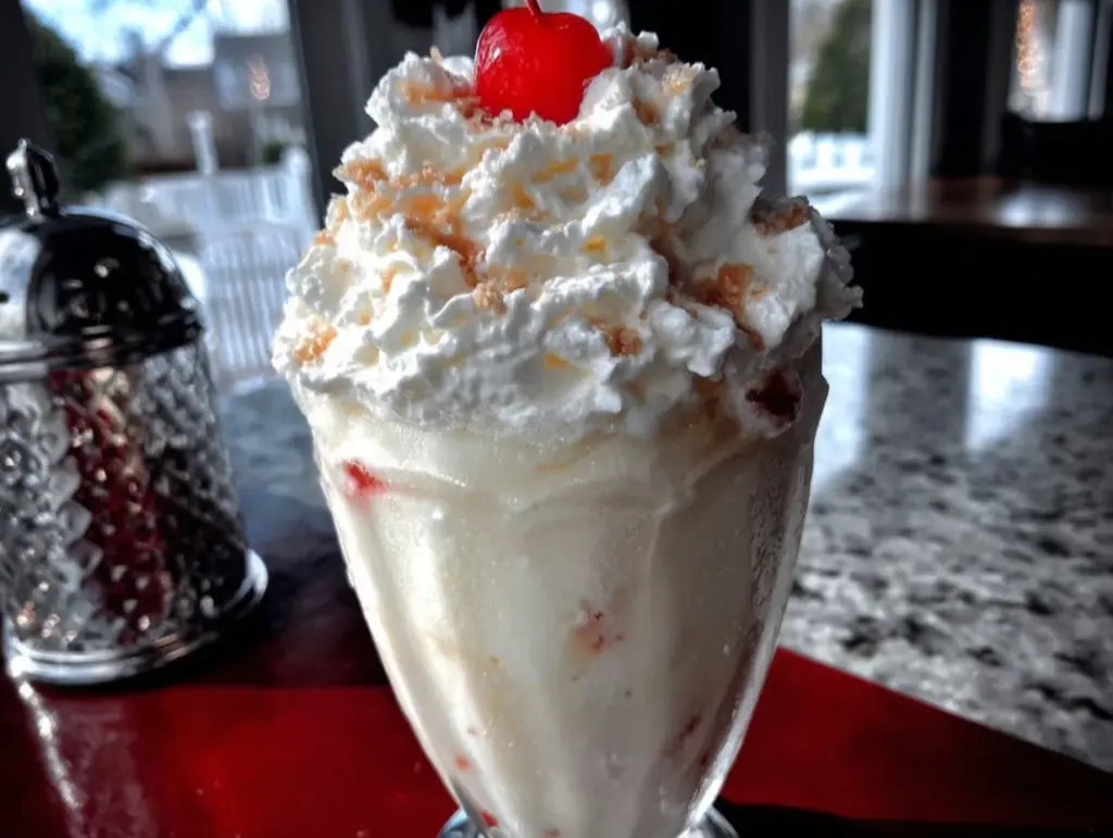 creamy classic vanilla milkshake - featured image