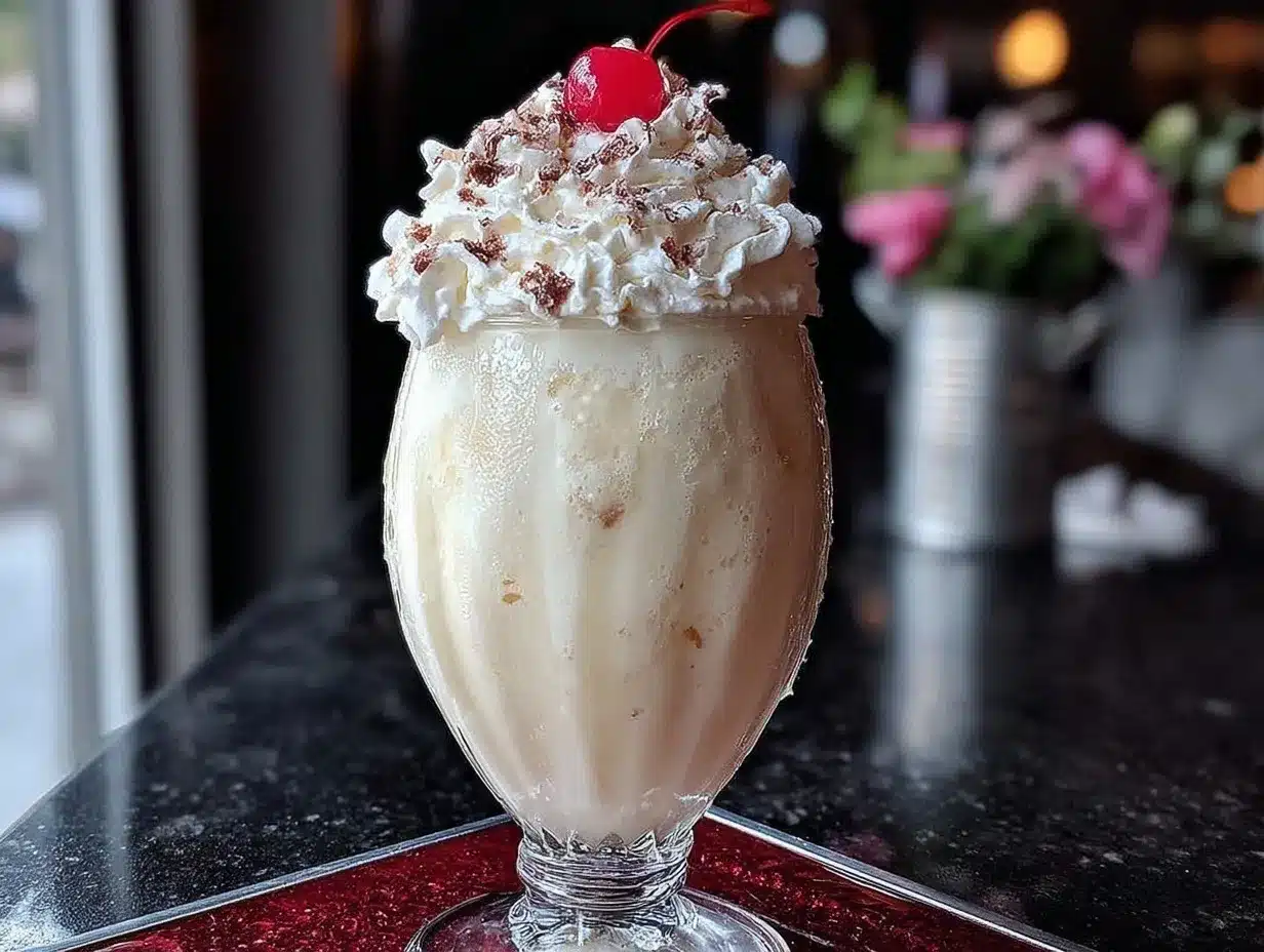 creamy classic vanilla milkshake preparation steps