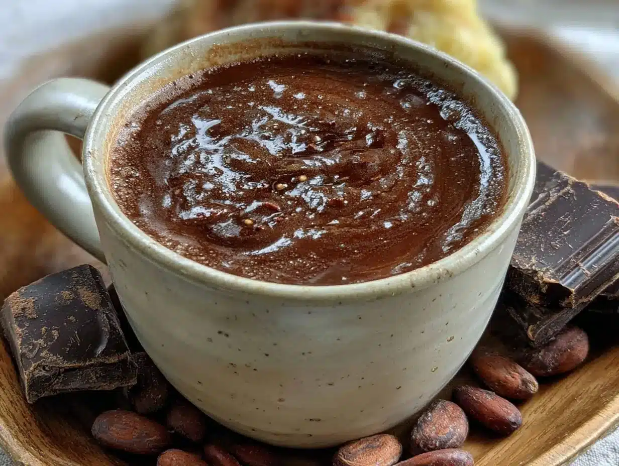 creamy homemade hot chocolate recipe preparation steps