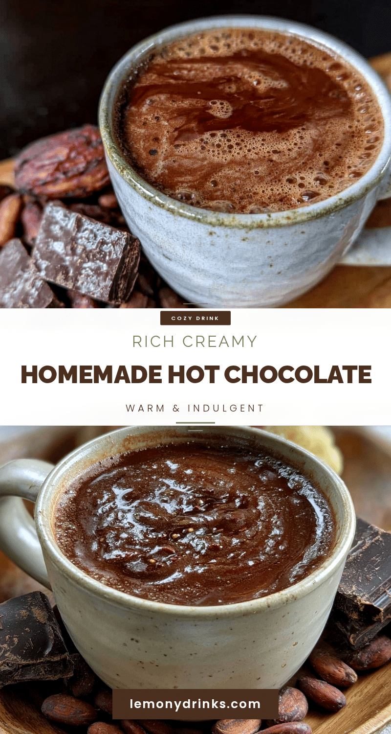 creamy homemade hot chocolate recipe recipe
