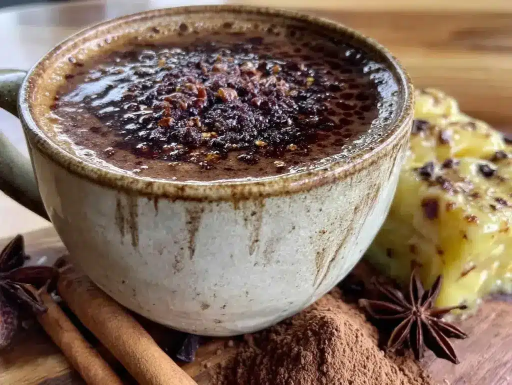 creamy mexican hot chocolate - featured image