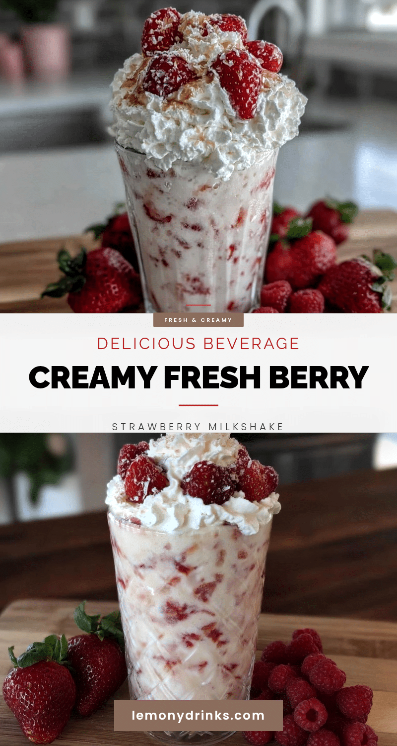 creamy strawberry milkshake recipe