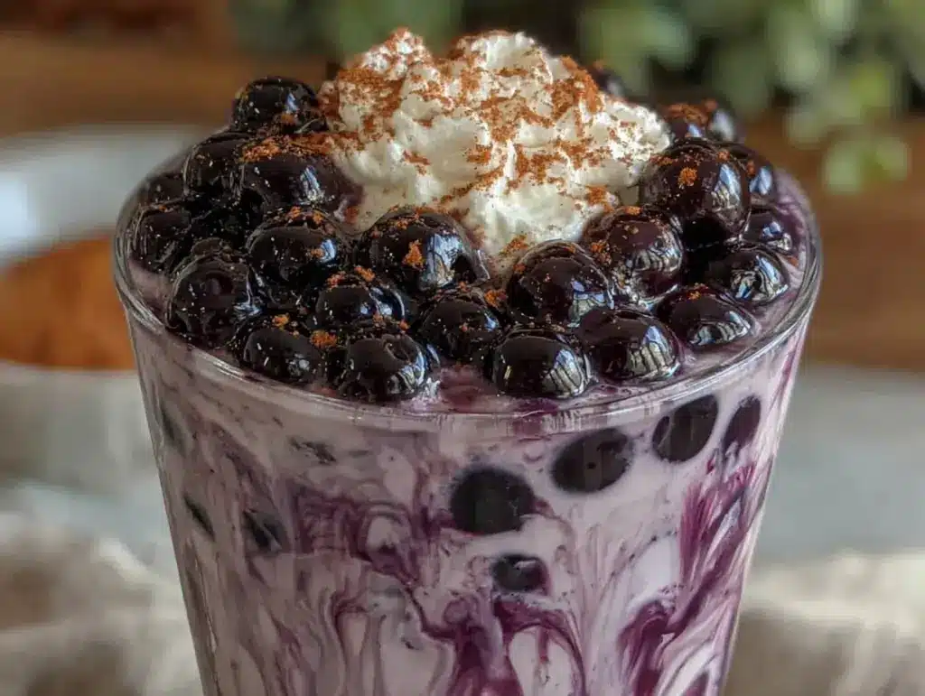 creamy taro milk tea - featured image