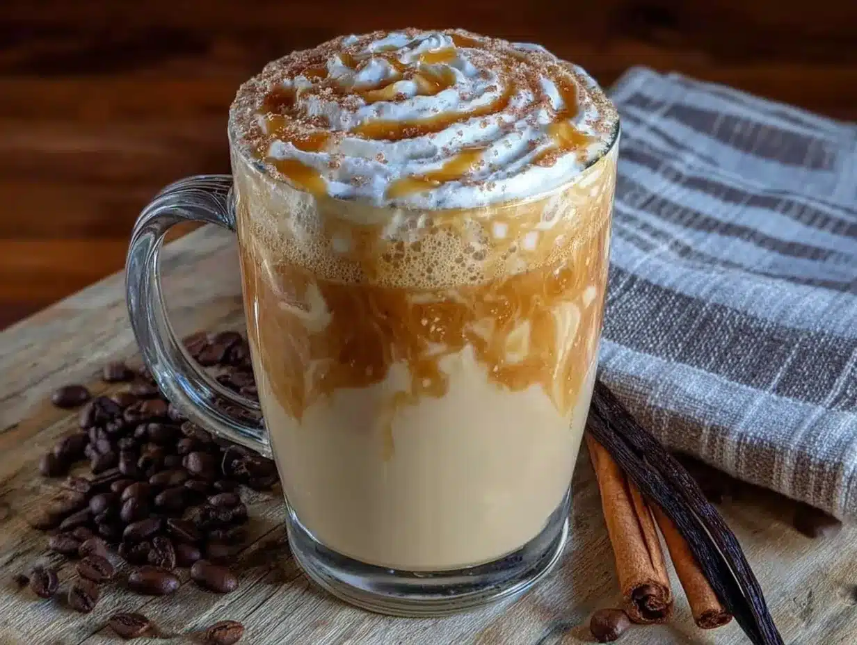 creamy vanilla latte recipe preparation steps