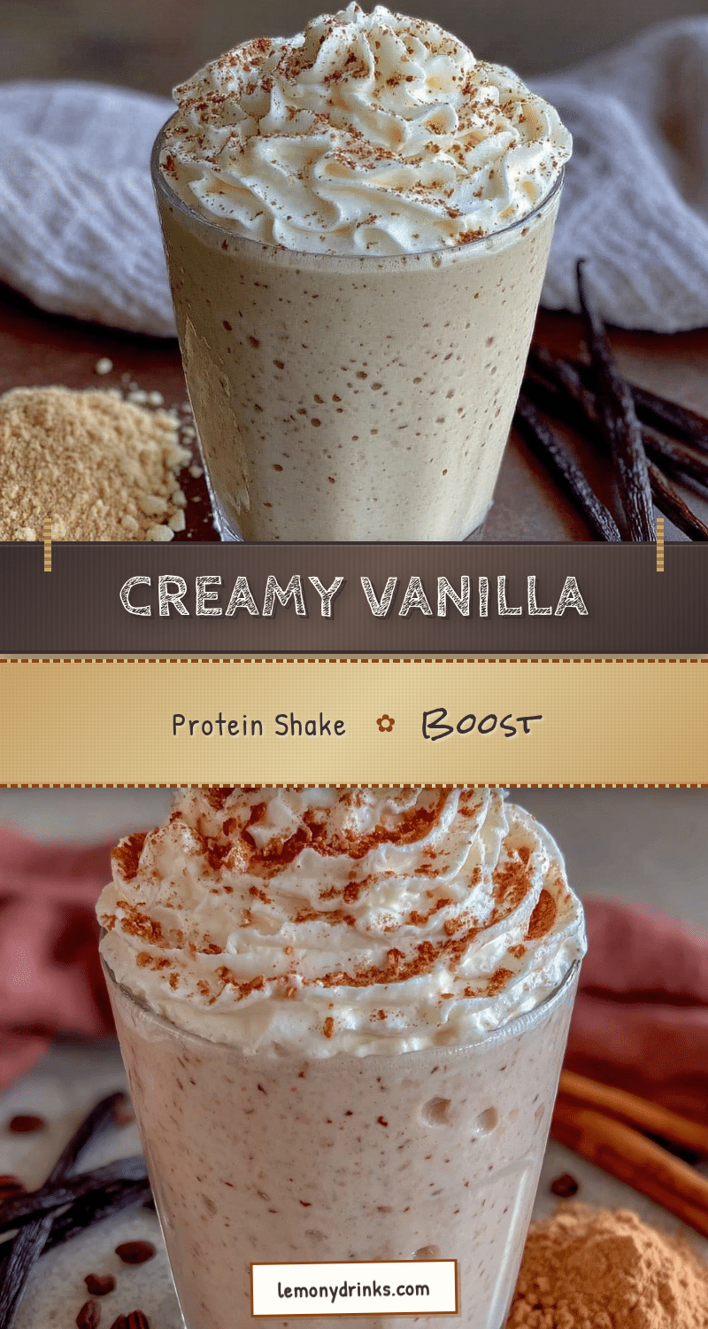 creamy vanilla protein shake recipe