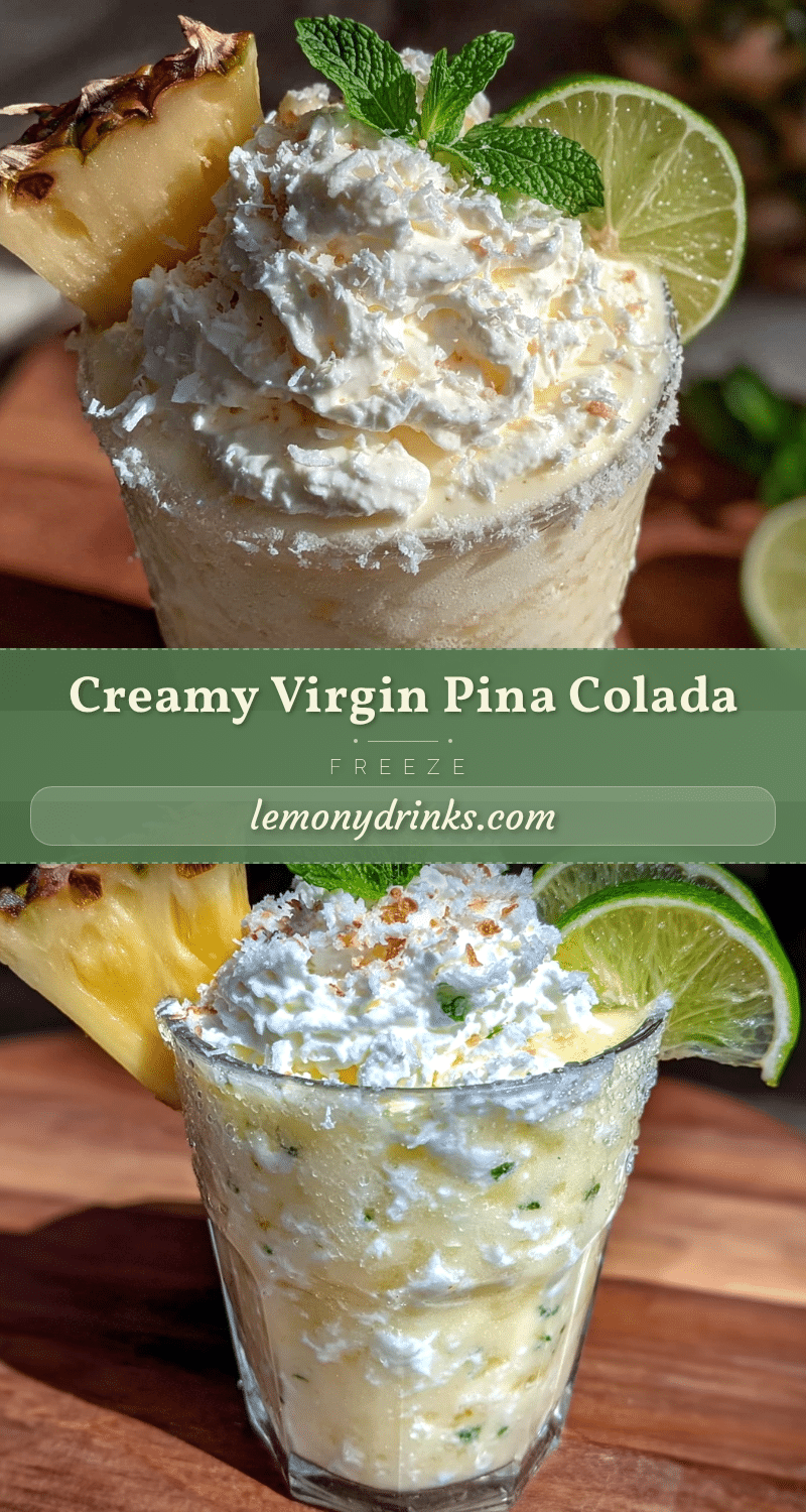 creamy virgin pina colada recipe
