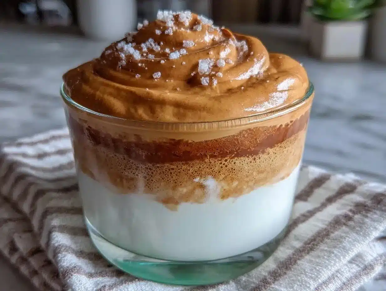 creamy whipped coffee dalgona preparation steps