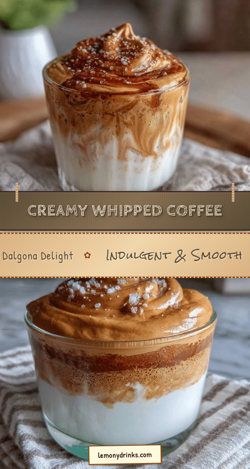 creamy whipped coffee dalgona recipe