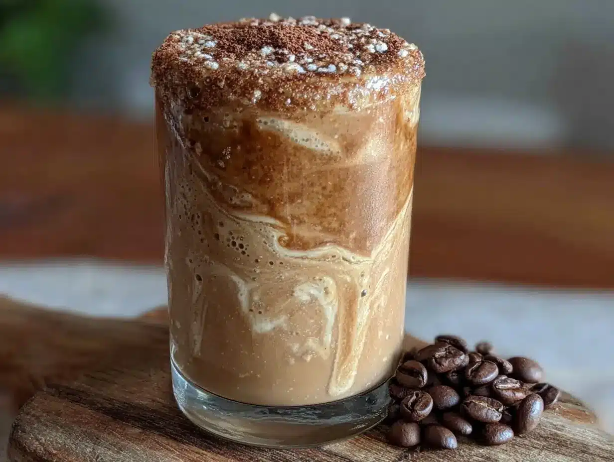 energizing coffee protein shake preparation steps