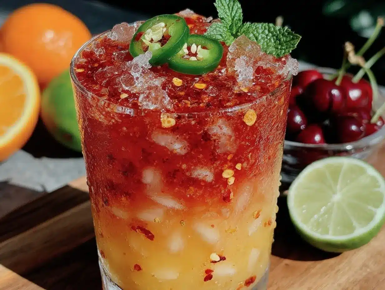 Flavorful Firecracker Popsicle Cocktail preparation steps