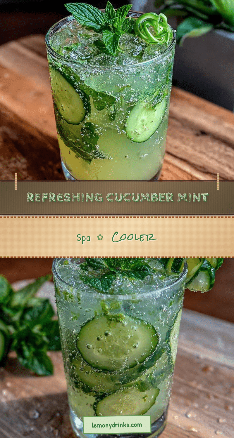 fresh cucumber mint cooler recipe