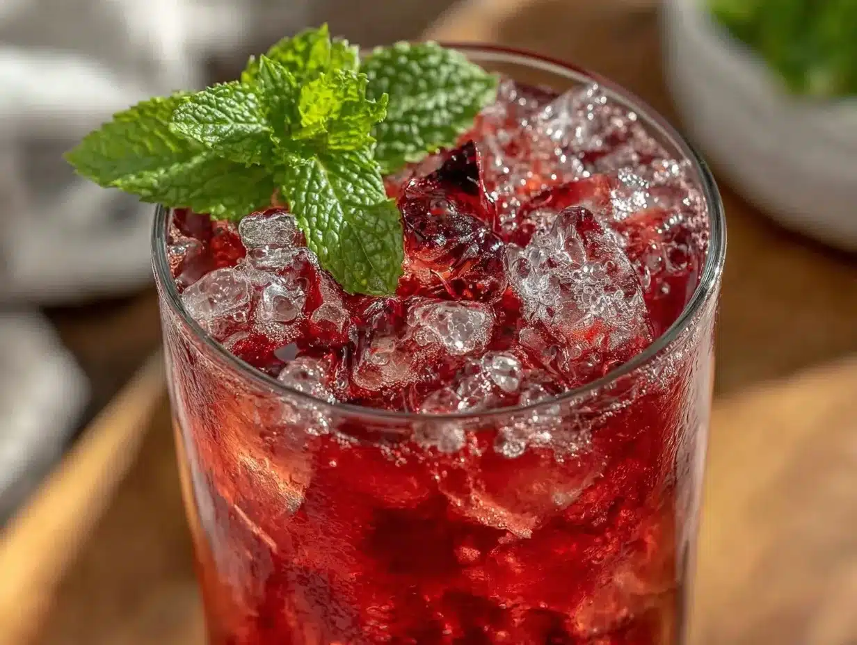 fresh hibiscus agua fresca preparation steps