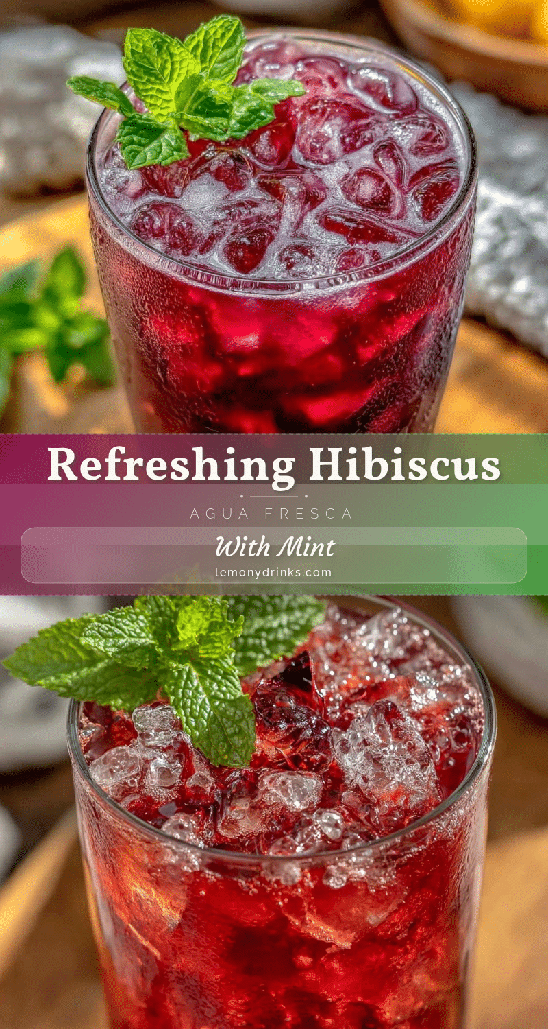 fresh hibiscus agua fresca recipe