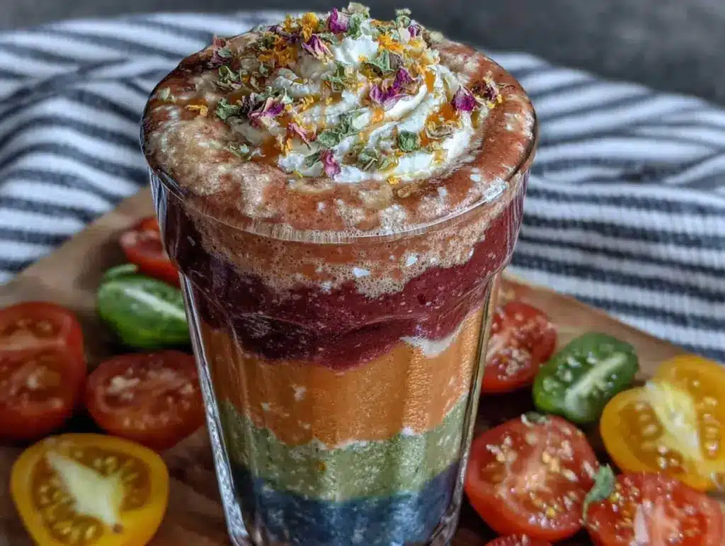 Fresh School Colors Layered Smoothie - featured image