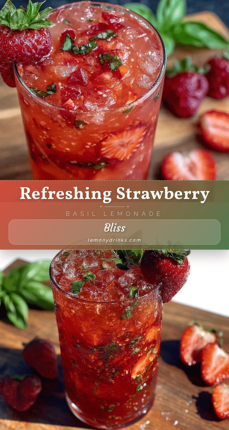 fresh strawberry basil lemonade recipe