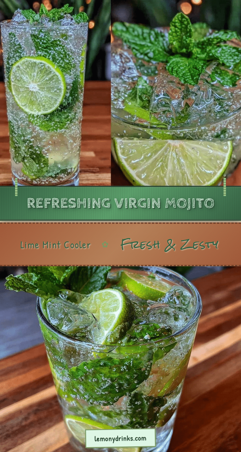 fresh virgin mojito mocktail recipe