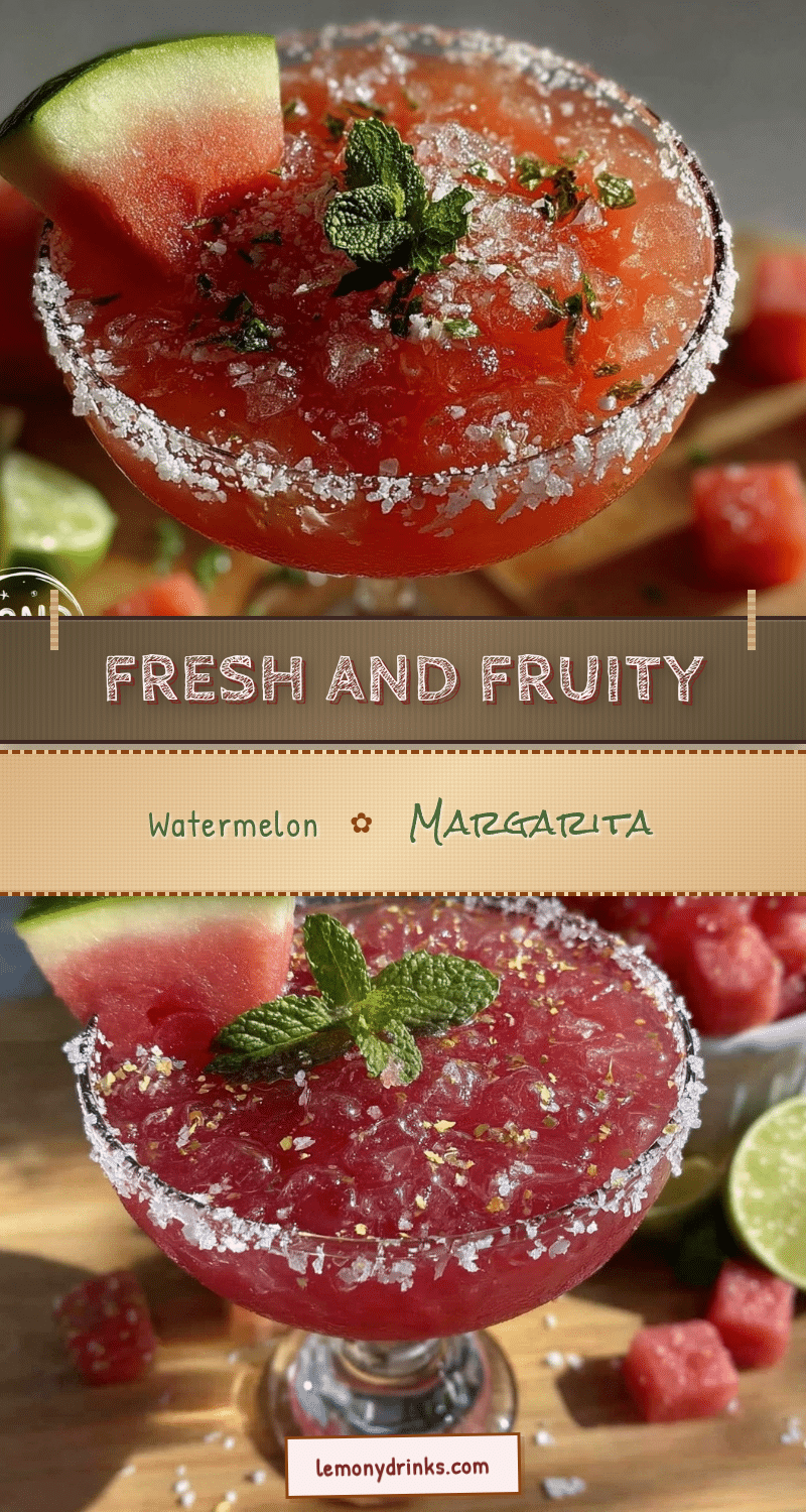 fresh watermelon margarita recipe