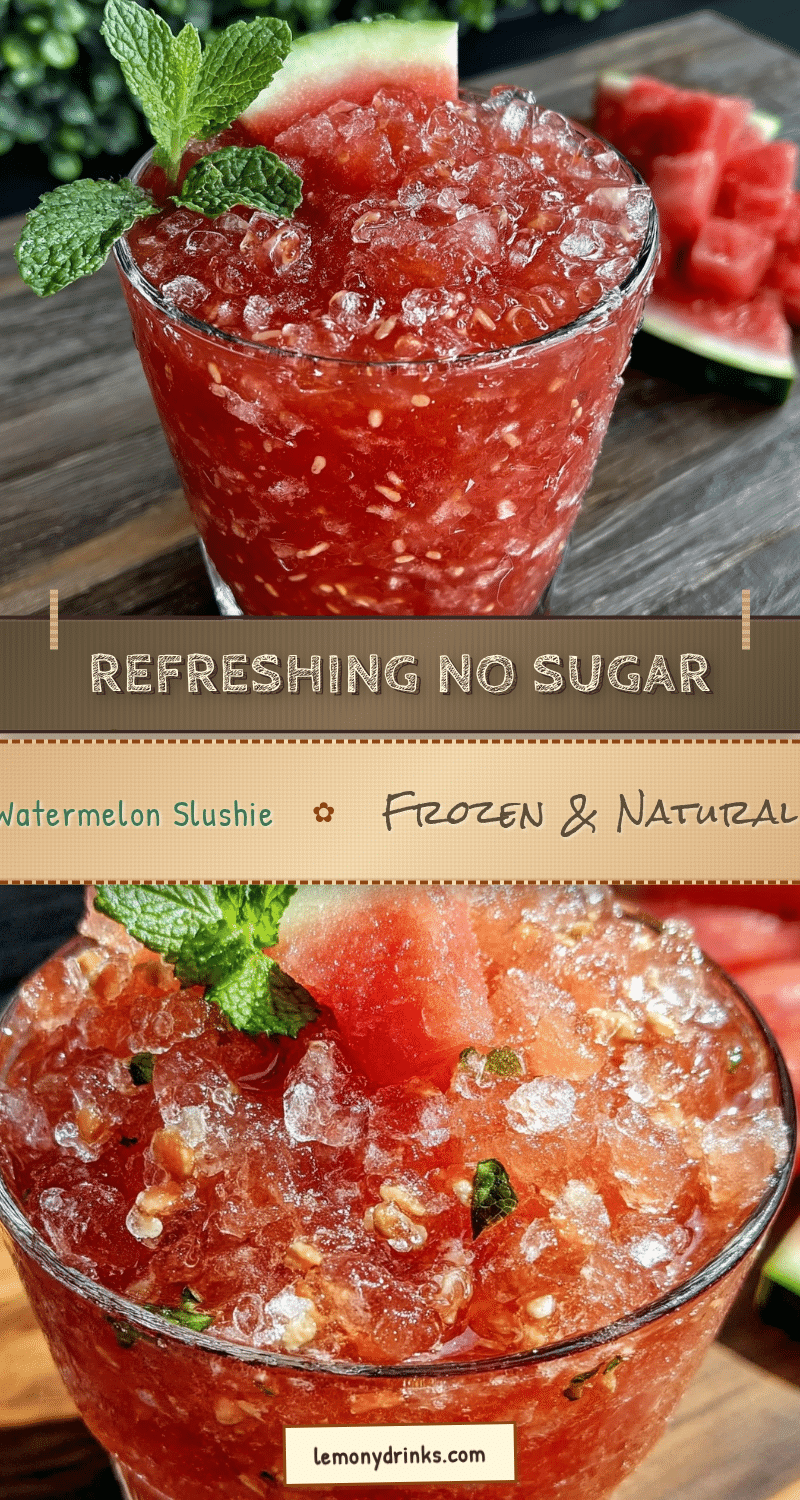 fresh watermelon slushie recipe