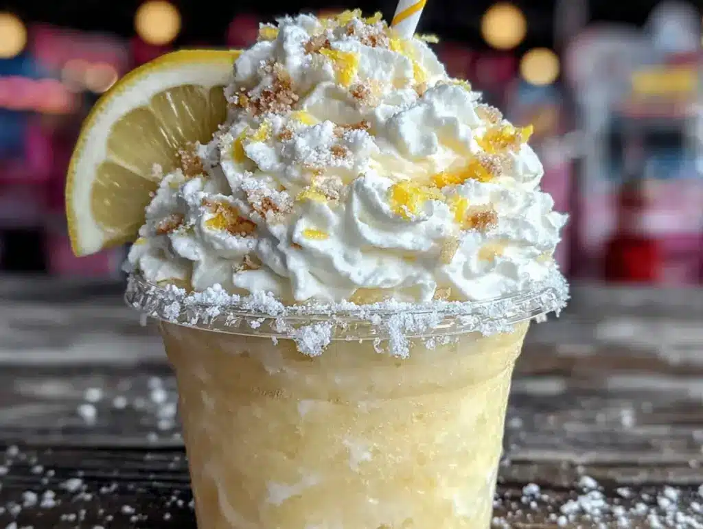 frozen lemonade slushie - featured image