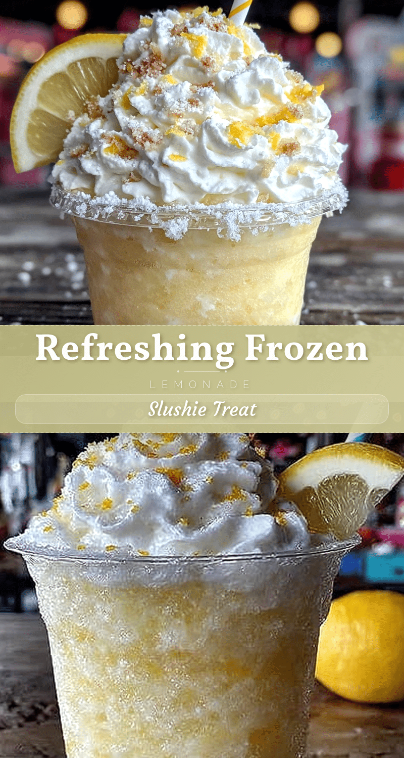 frozen lemonade slushie recipe
