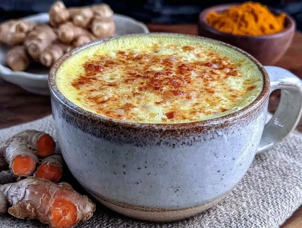 golden milk turmeric latte preparation steps