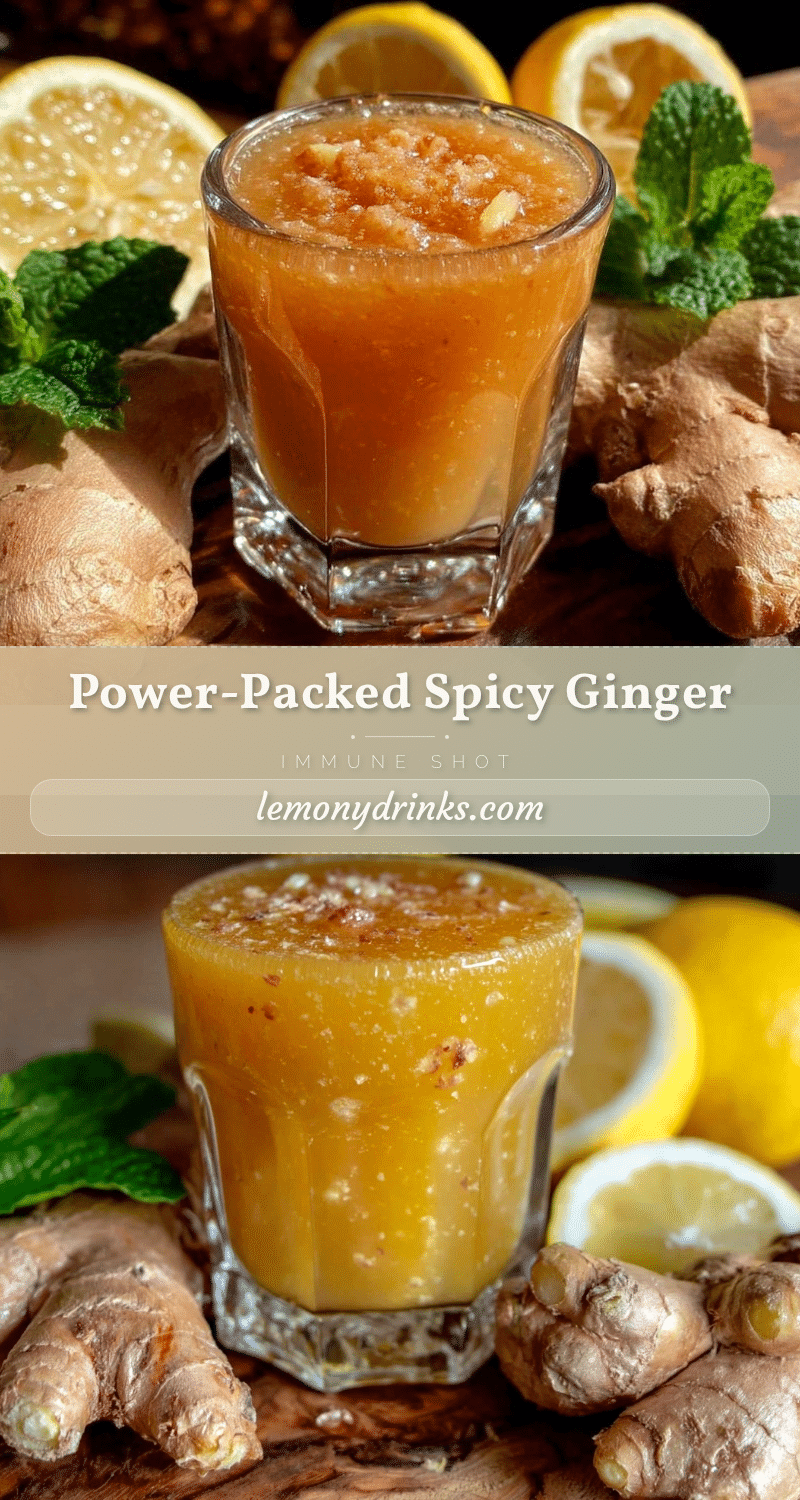 healthy ginger shot recipe