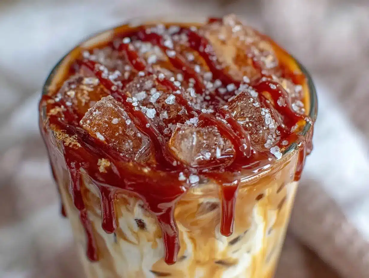 iced caramel macchiato preparation steps