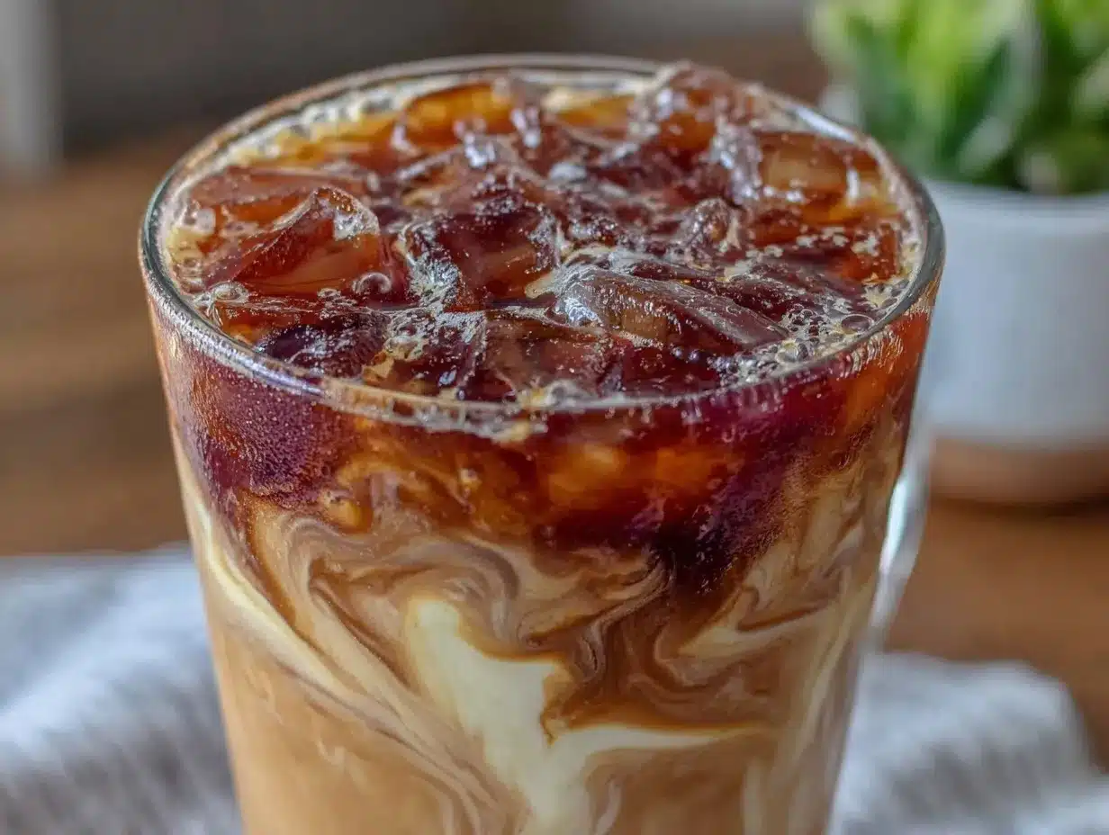 iced vanilla sweet cream cold brew preparation steps