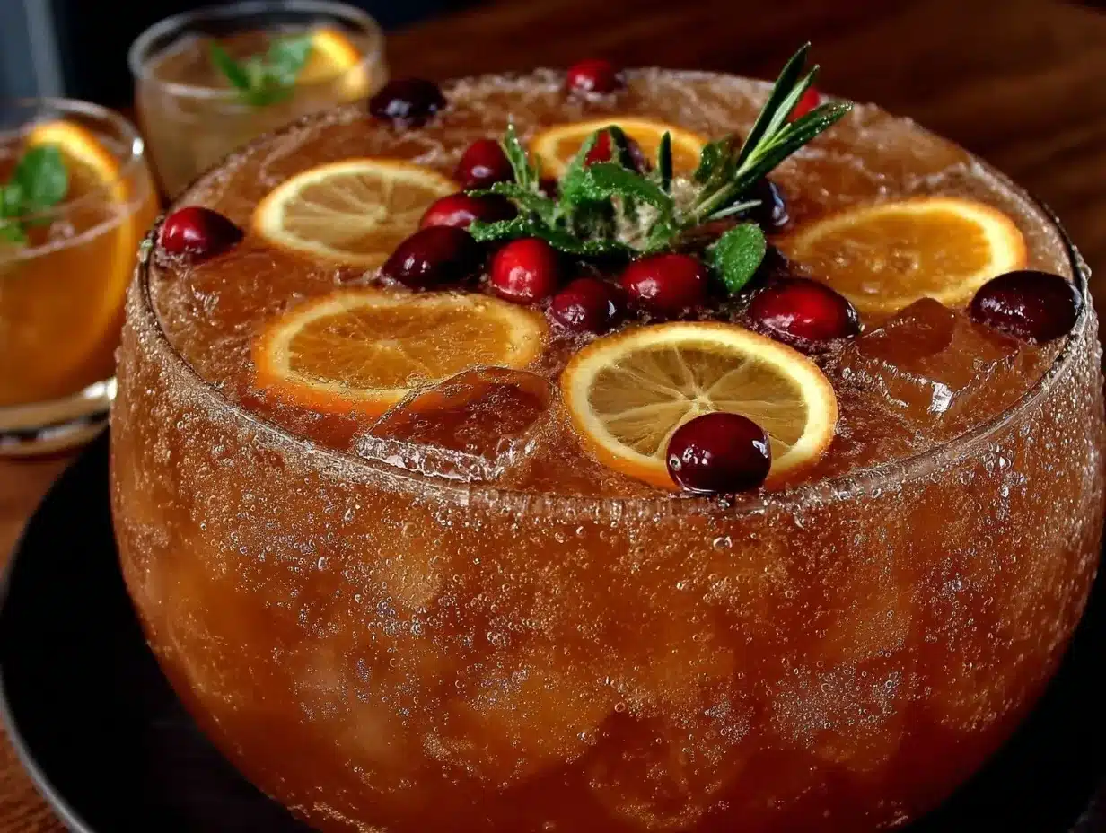 Kentucky Bourbon Punch preparation steps