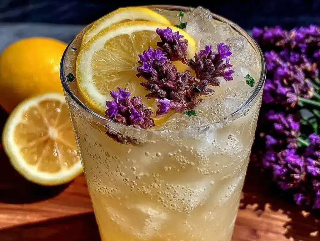 lavender lemonade recipe - featured image
