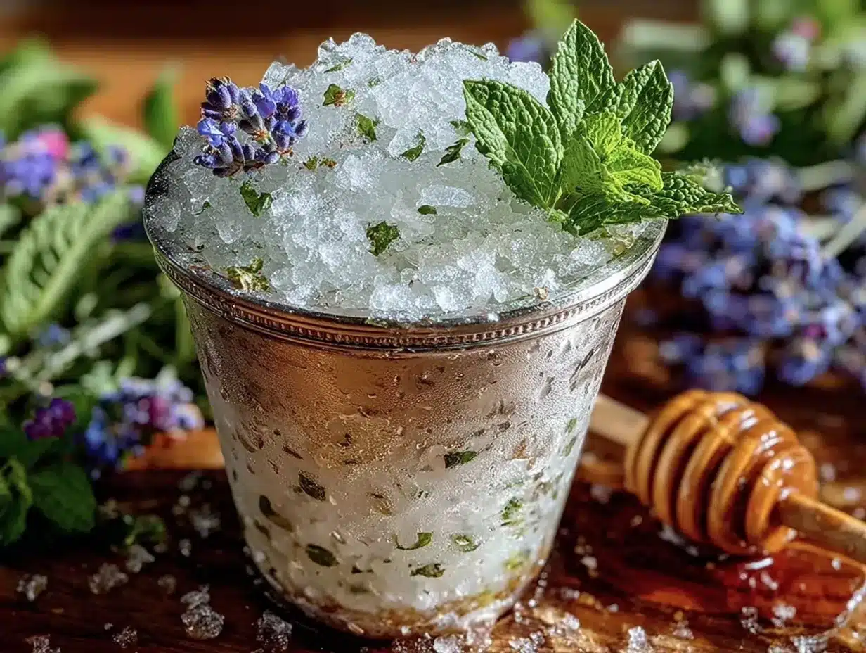 lavender mint julep preparation steps