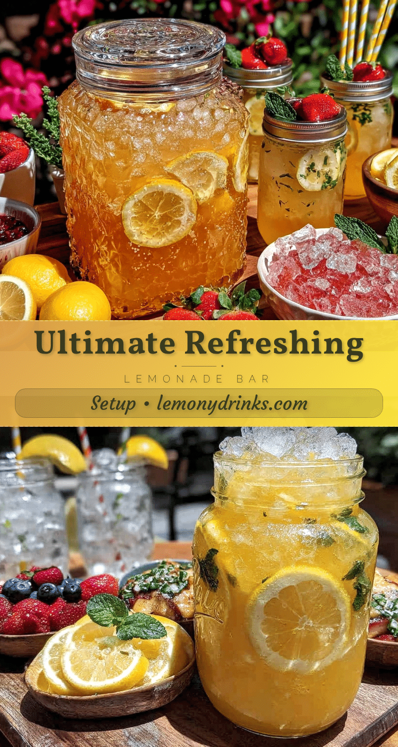 lemonade bar setup recipe