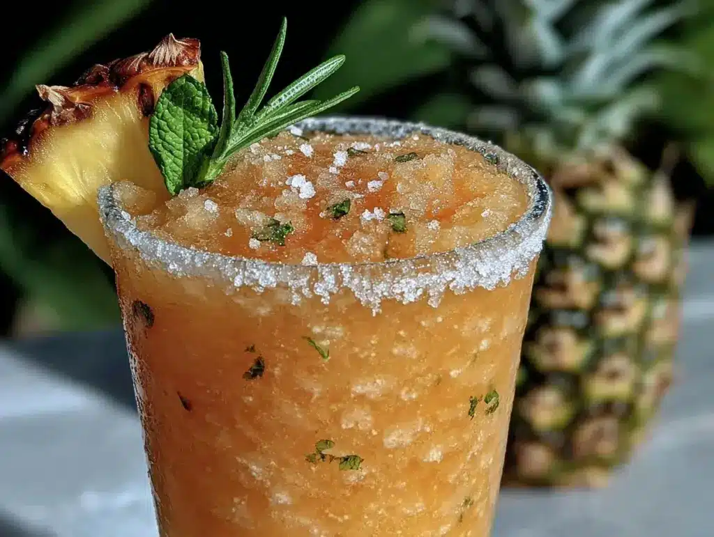 mango pineapple slushie - featured image