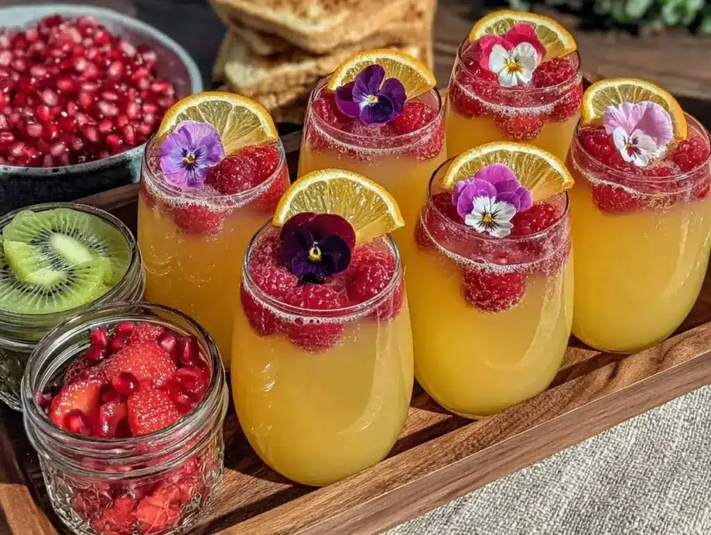 mimosa bar setup - featured image