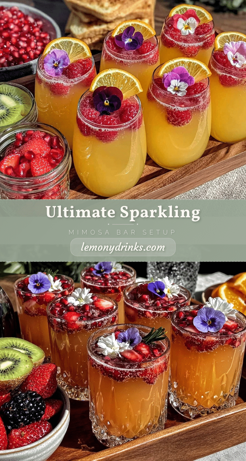 mimosa bar setup recipe
