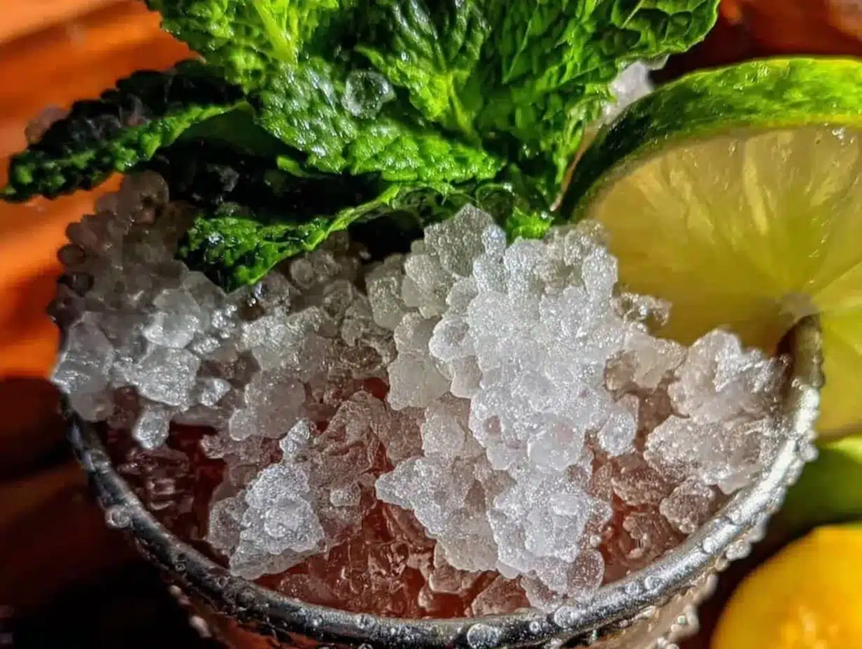 mint julep mocktail preparation steps